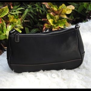 Coach leather wristlet purse